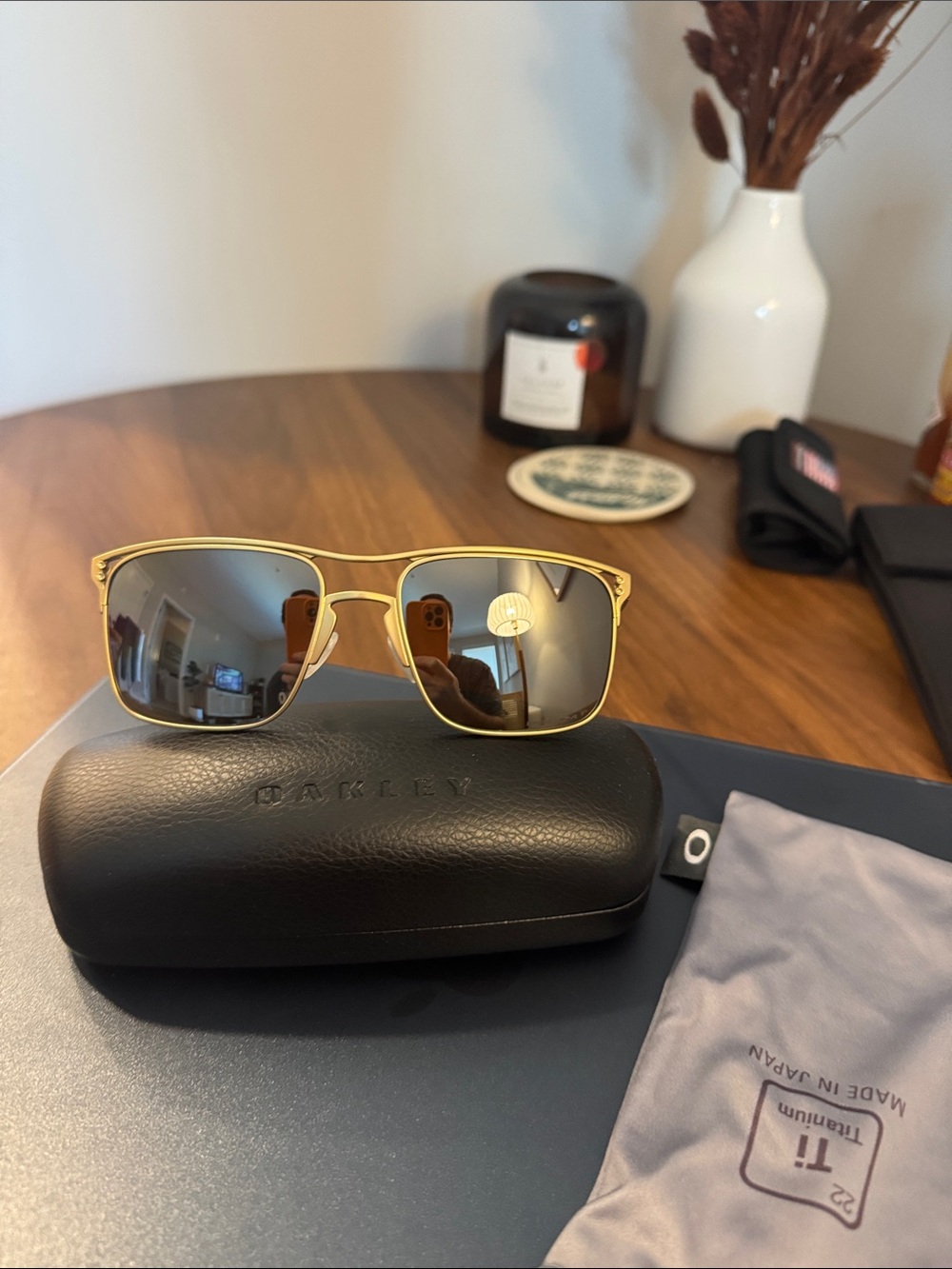 Oakley Titanium Holbrook Prizm Black Polarized